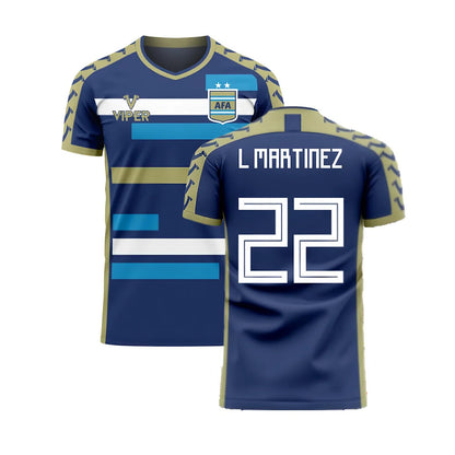 Argentina 2025-2026 Away Concept Football Kit (Viper) (L MARTINEZ 22)_4