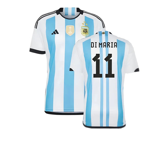 Argentina 2022 World Cup Winners Home Shirt (DI MARIA 11)_4