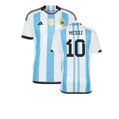 Argentina 2022 World Cup Winners Home Shirt (MESSI 10)_4