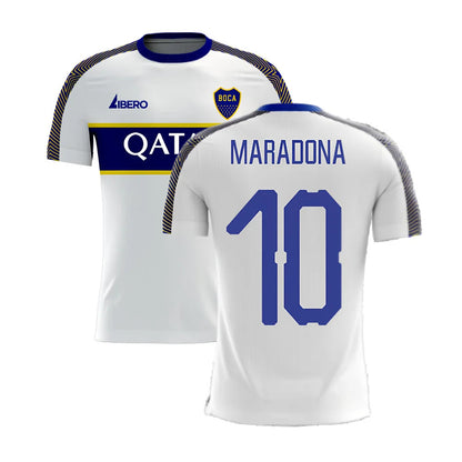 Boca Juniors 2025-2026 Away Concept Football Kit (Libero) (MARADONA 10)_4