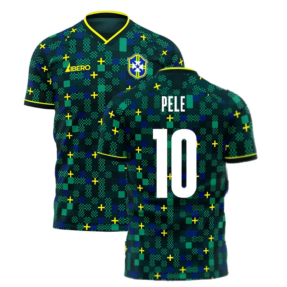  Brazil 2025-2026 Third Concept Football Kit (Libero) (PELE 10)_4