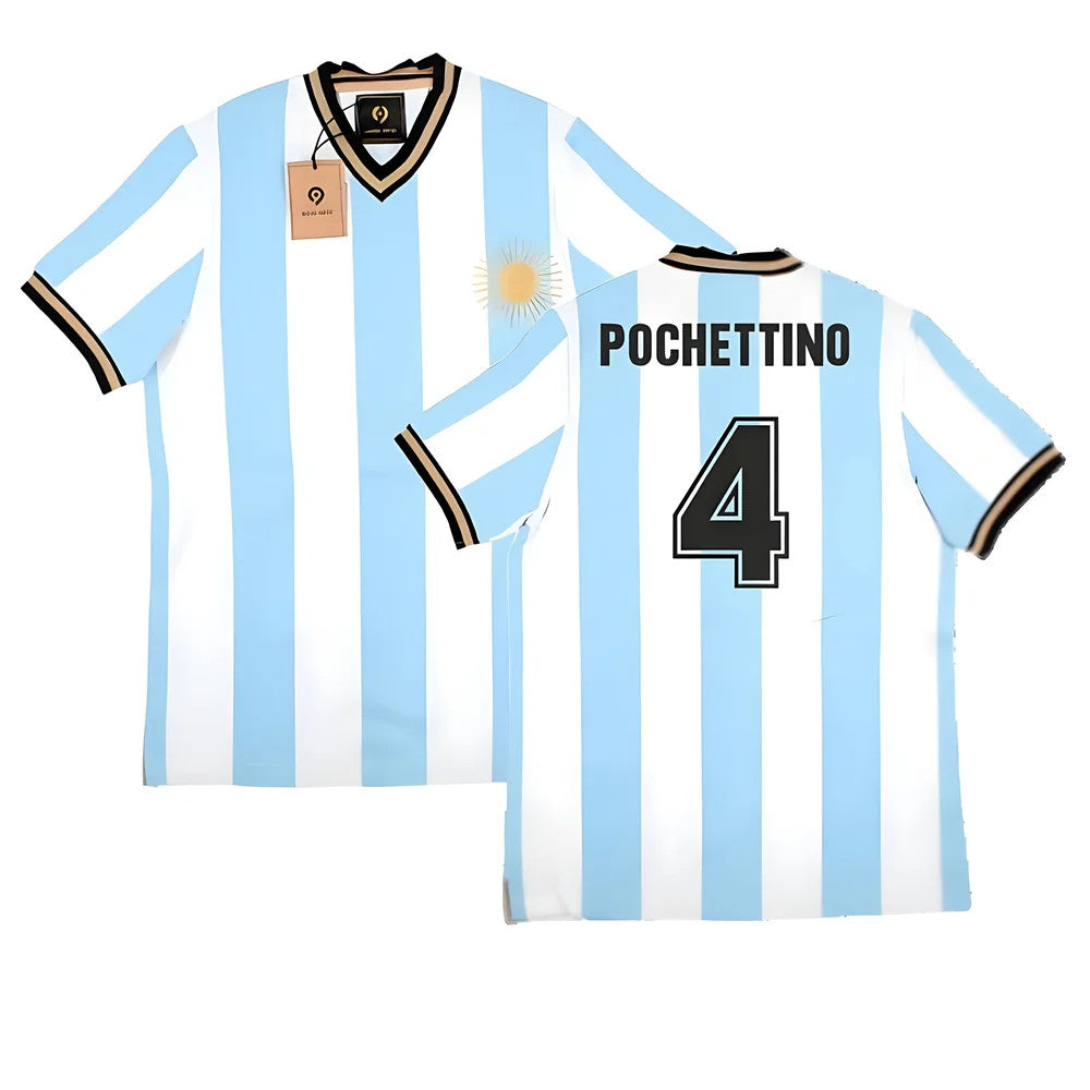 False Nein Argentina Home Vintage Shirt (POCHETTINO 4)_0