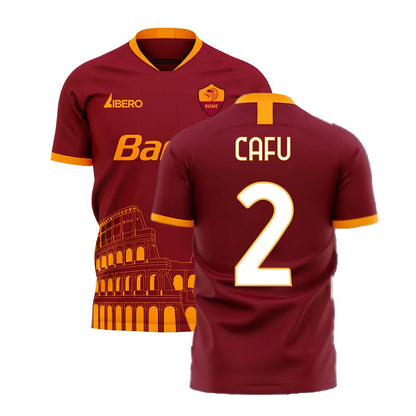 Roma 2025-2026 Home Concept Football Kit (Libero) (CAFU 2)_0