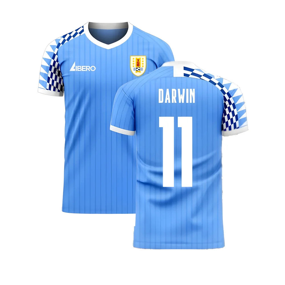 Uruguay 2025-2026 Home Concept Football Kit (Libero) (DARWIN 11)_0