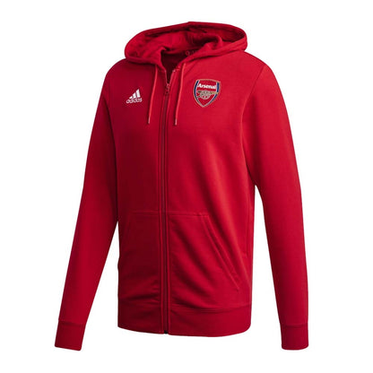 2020-2021 Arsenal 3S Full Zip Hoody (Scarlet)_1