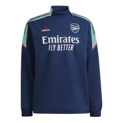 Arsenal 2021-2022 EU Hybrid Top (Blue)_1