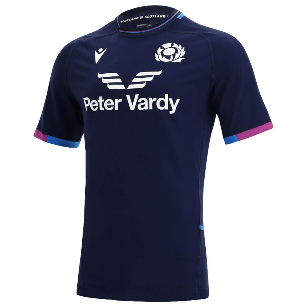 2021-2022 Scotland Home Pro Body Fit Rugby Shirt_1