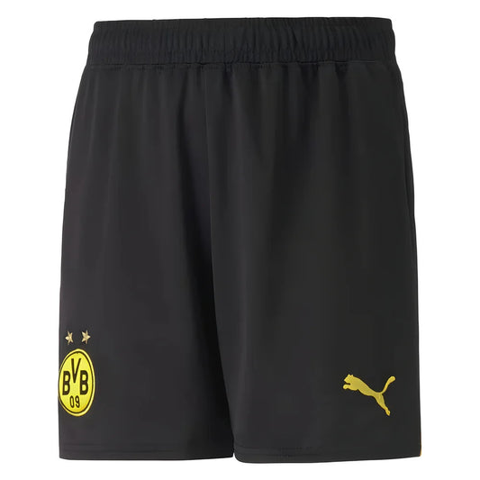2022-2023 Borussia Dortmund Home Shorts (Black) - Kids_1