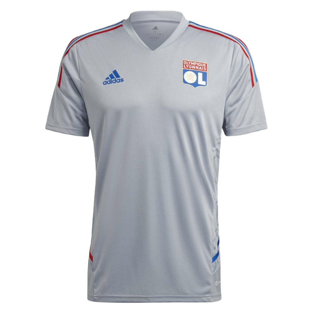 2022-2023 Olympique Lyon Training Jersey (Halo Silver)_1