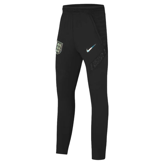 2021-2022 England Training Pants (Black) - Kids_1