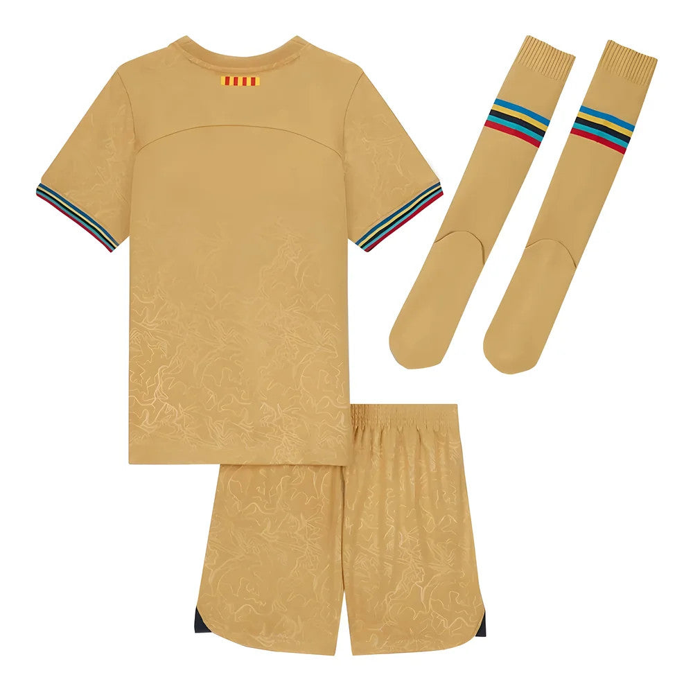 2022-2023 Barcelona Little Boys Away Kit_1