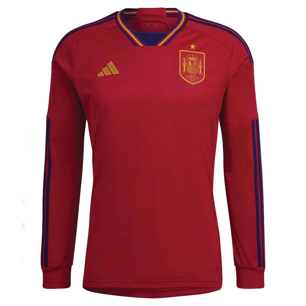 2022-2023 Spain Long Sleeve Home Shirt_1