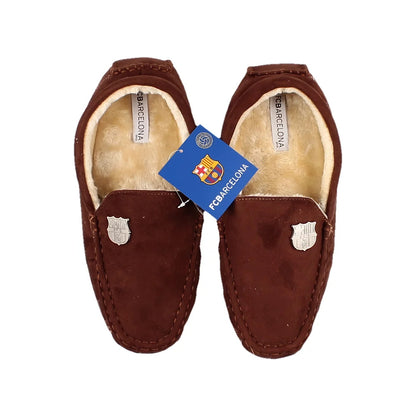 Barcelona Moccasain Slippers Size 7-8 (Brown)_1
