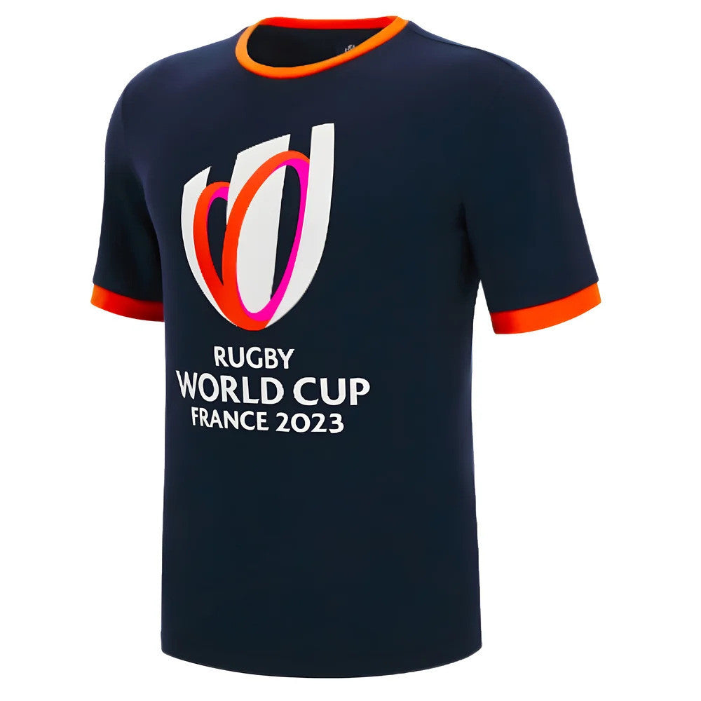 Macron RWC 2023 Rugby World Cup Cotton Tee (Navy)_1