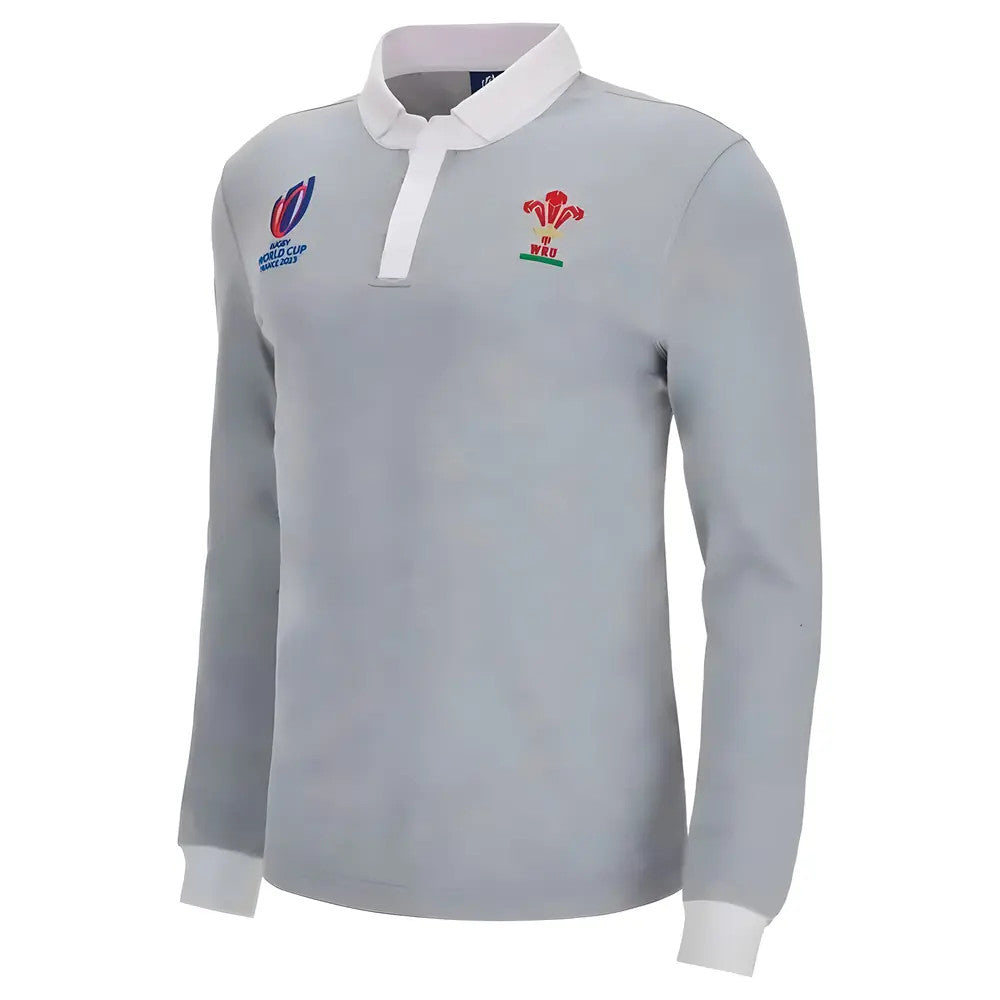 Wales RWC 2023 Rugby World Cup Rugby Jersey (Grey)_1