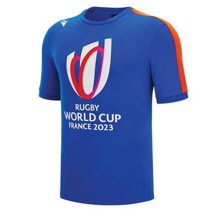 Macron RWC 2023 Rugby World Cup Cotton Tee (Blue)_0