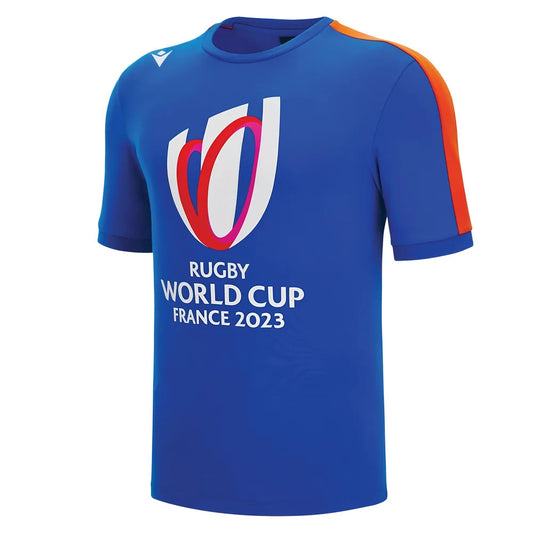 Macron RWC 2023 Rugby World Cup Cotton Tee (Blue)_0