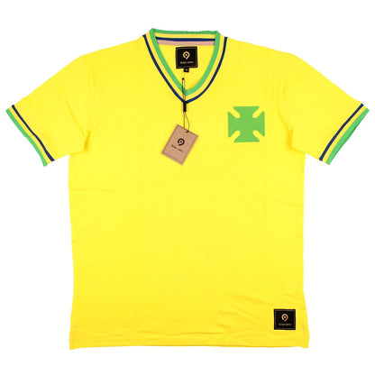 False Nein Brazil Home Football Shirt_1