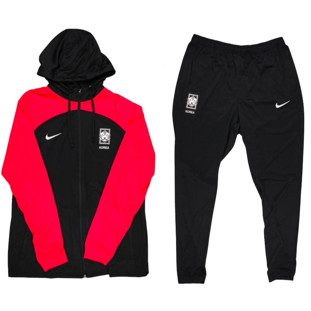2022-2023 South Korea Dri-FIT Knit Tracksuit (Black)_1