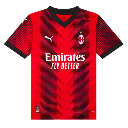 2023-2024 AC Milan Home Shirt (Kids) (Rafa Leao 10)_4