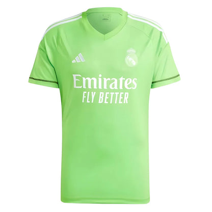 2023-2024 Real Madrid Home Goalkeeper Shirt (Solar Green) (COURTOIS 1)_4