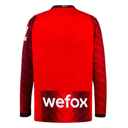 2023-2024 AC Milan Long Sleeve Home Shirt_1