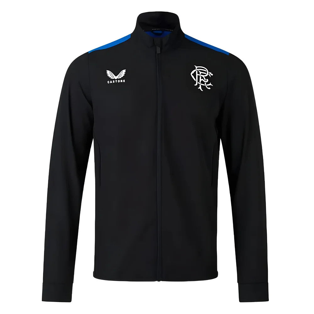 2023-2024 Rangers Players Training Anthem Jacket (Black)_1