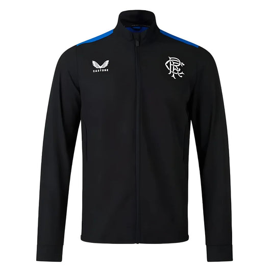 2023-2024 Rangers Players Training Anthem Jacket (Black)_1