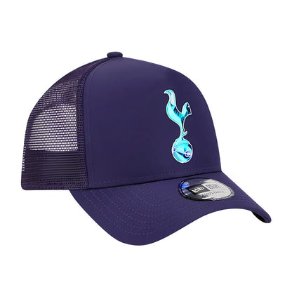 2023-2024 Tottenham Iridescent Navy A-Frame Trucker Cap_3