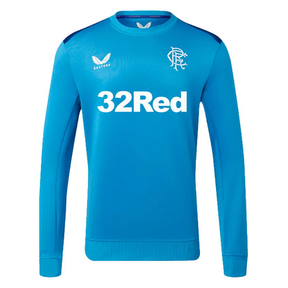 2023-2024 Rangers Players Training Sweatshirt (Deep Water)_1