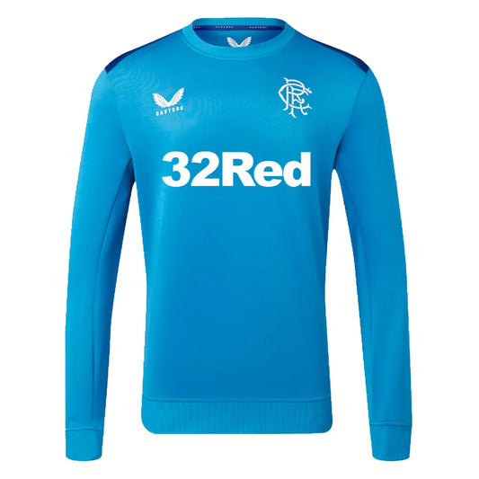 2023-2024 Rangers Players Training Sweatshirt (Deep Water)_1