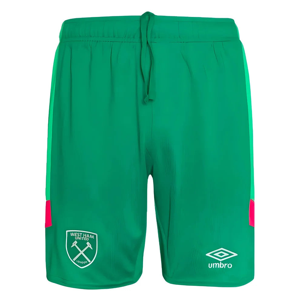2023-2024 West Ham Goalkeeper Shorts (Green) - Kids_1