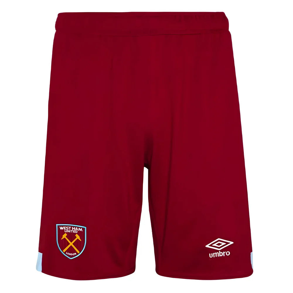 2023-2024 West Ham Home Shorts (Claret) - Kids_1