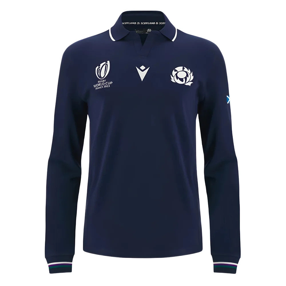 Scotland RWC 2023 Classic Home Rugby Shirt - Long Sleeve_0