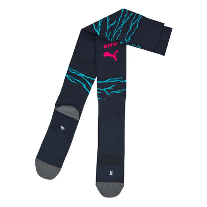 2023-2024 Man City Third Socks (Navy)_2