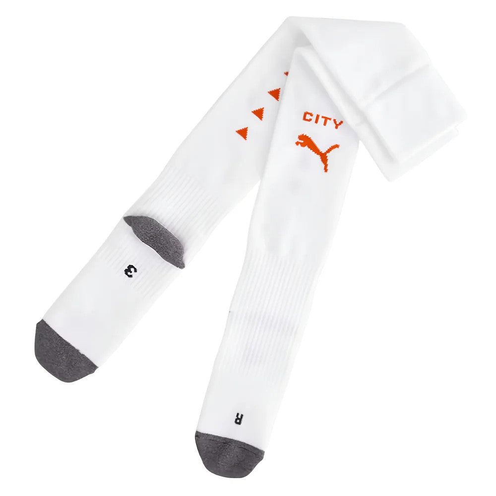 2023-2024 Man City Away Socks (White)_1