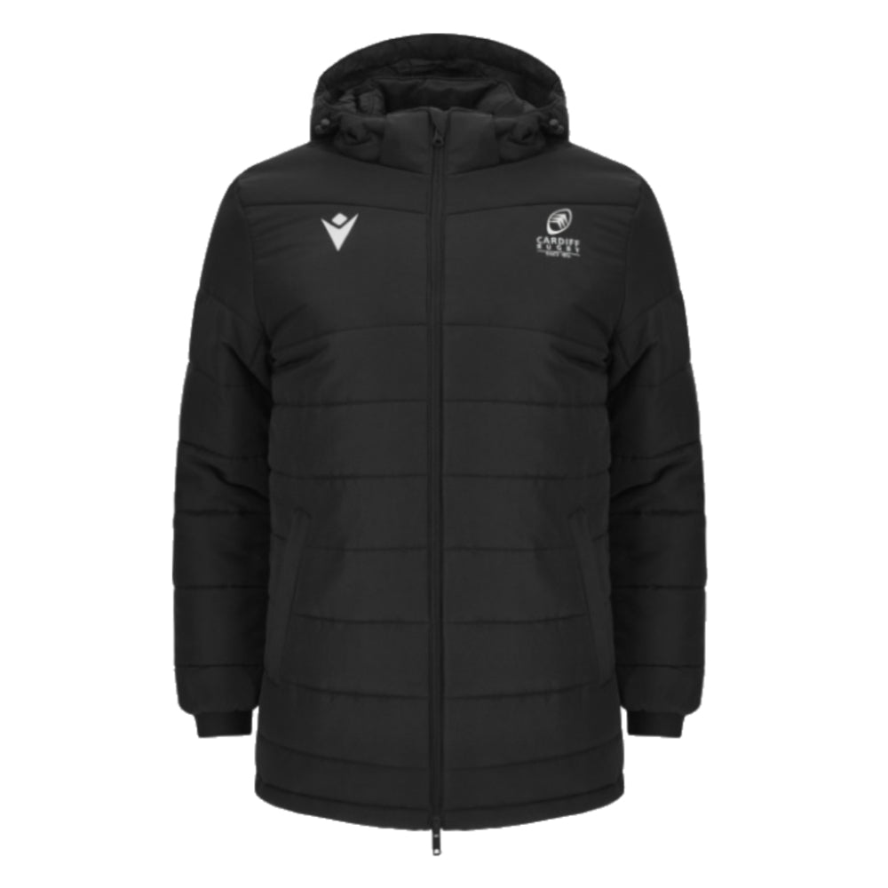 2023-2024 Cardiff Blues Rugby Padded Jacket (Black)_1
