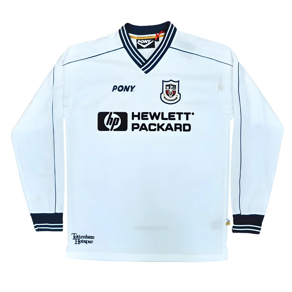 1997-1999 Tottenham Home LS Pony Retro Shirt_1