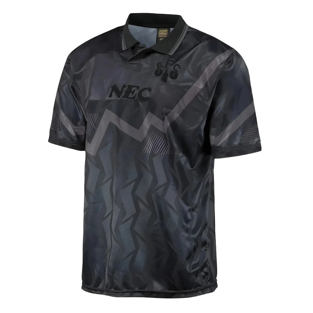 Everton 1990 Black Out Retro Football Shirt_0