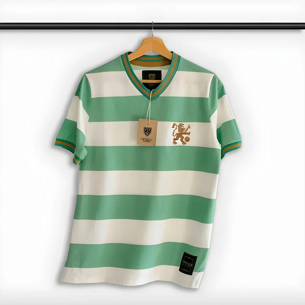 Lisbon O Leao Home Retro Football Shirt_0