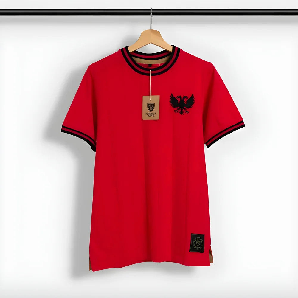 Albania Shqiponje Home Retro Football Shirt_1