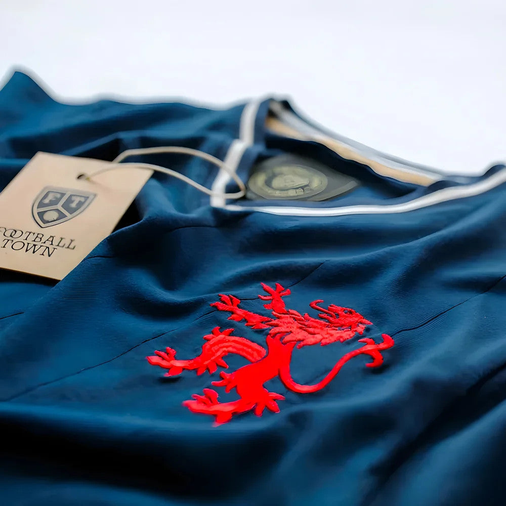 Scotland Tartan Army Home Retro Football Shirt_1