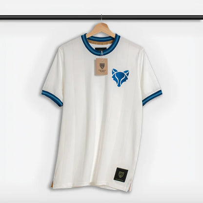 The Fox Away Retro Football Shirt (White)_0