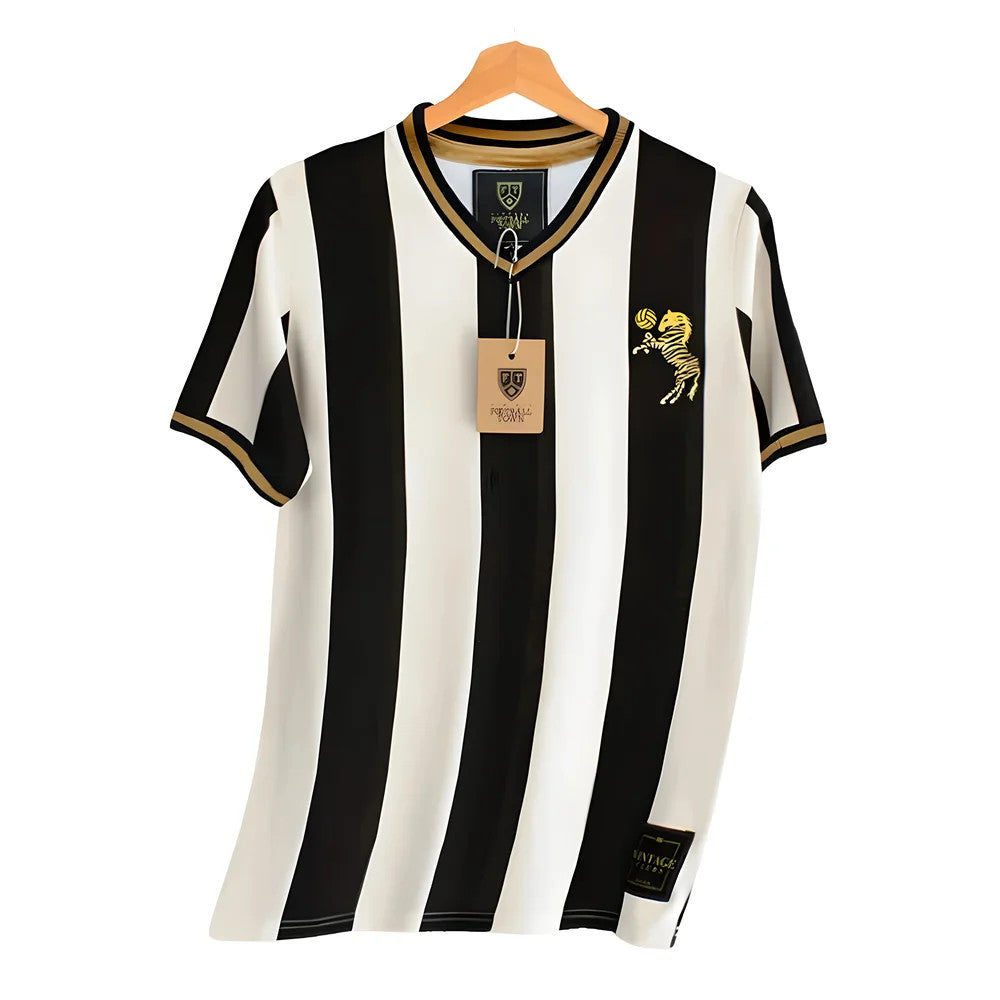 La Zebra Home Retro Football Shirt_0