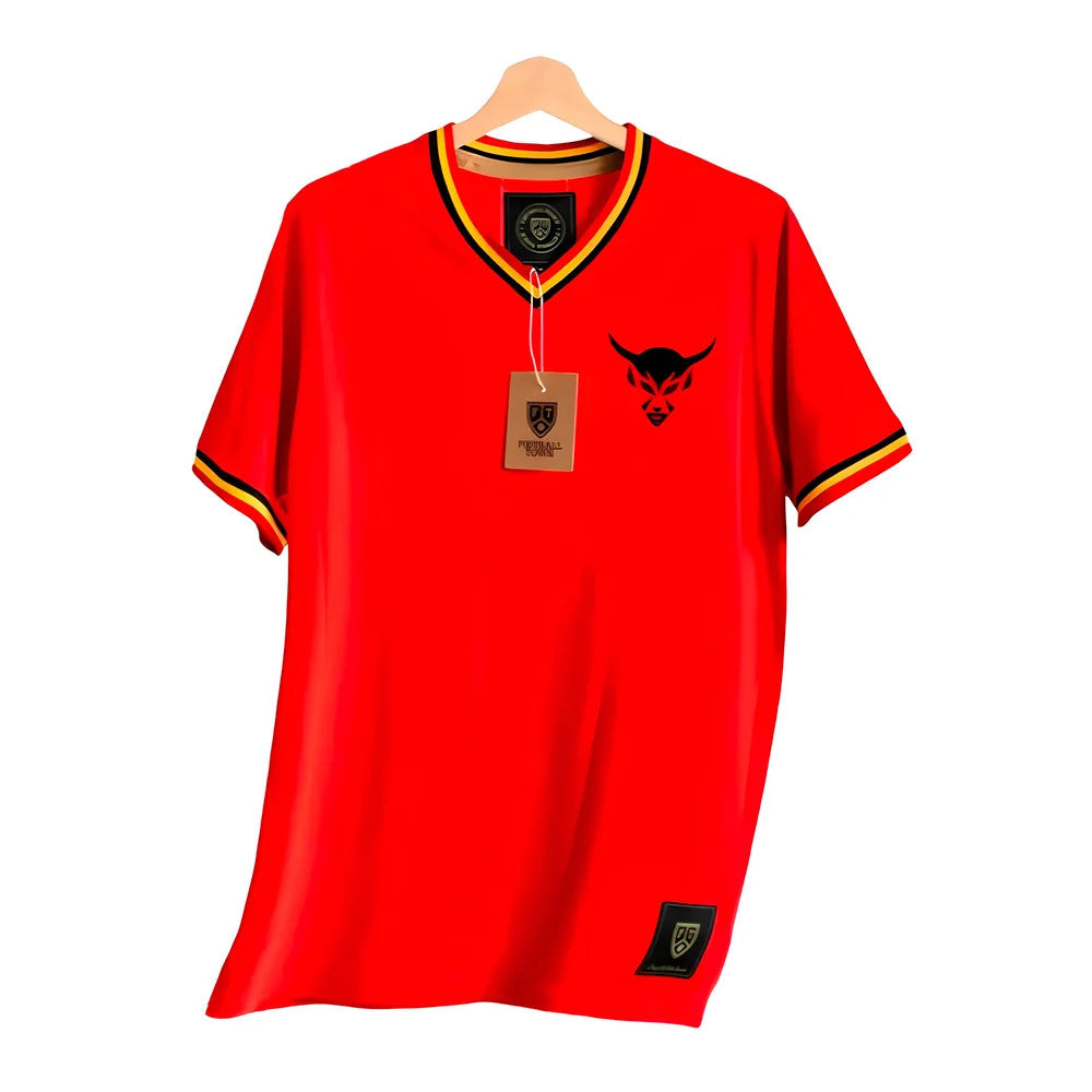 Belgium Le Diable Home Retro Football Shirt_1