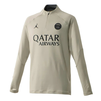 2023-2024 PSG Drill Top (Stone) - Kids_1