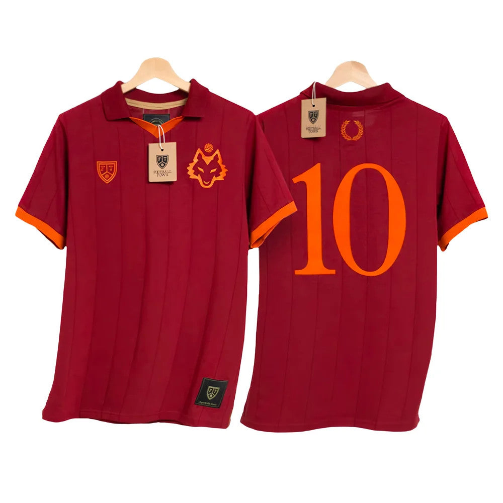 Roma Totti Tribute Il Capitano 10 Football Shirt_0
