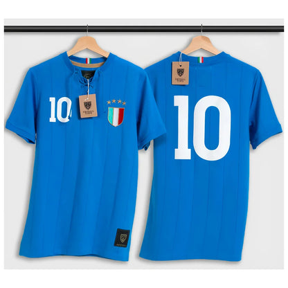 Italy Retro Shirt with Laces Gli Azzurri_0
