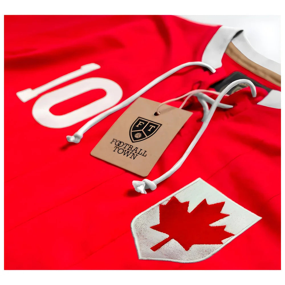 Canada Retro Shirt with Laces The Red Leaf_1