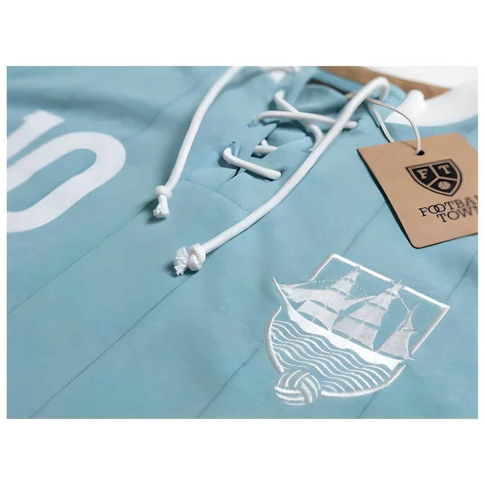 Manchester Blues Retro Shirt with Laces The Ship_1